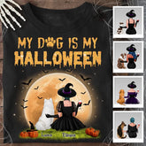 My Dogs Are My Halloween  Personalized T-shirt TS-NB1918